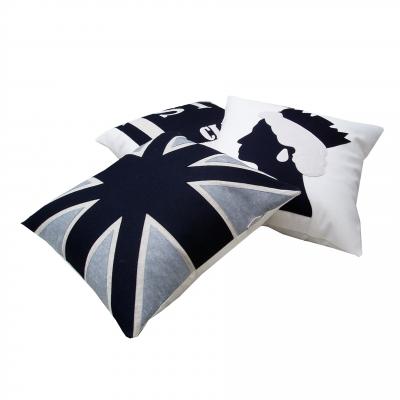 3-set Red, White & Blue Queen, Red First Class & Traditional Union Jack Cushion